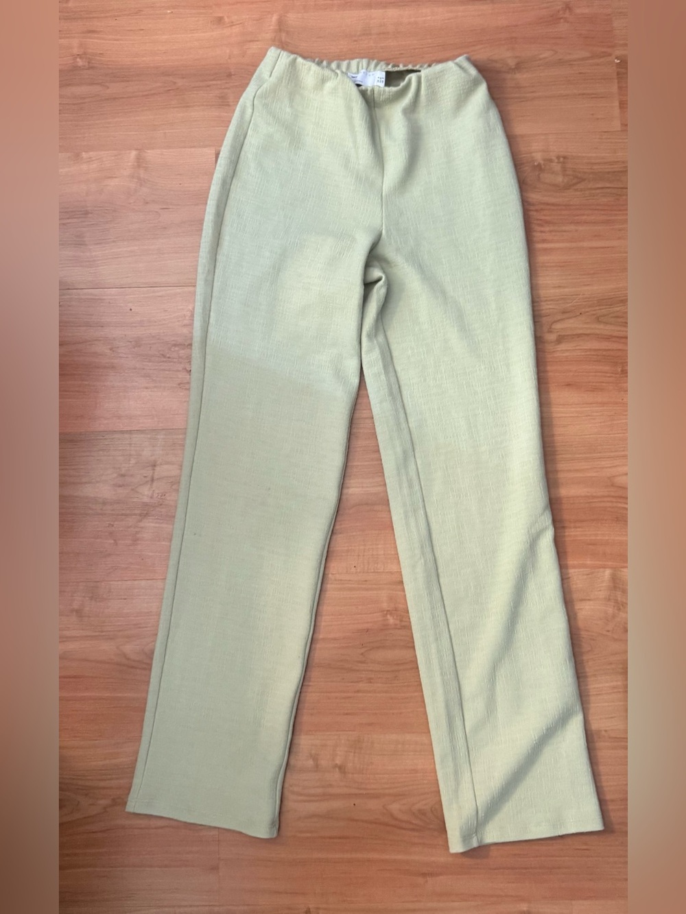 ASOS Pale Sage Straight-Leg Knit Pants
